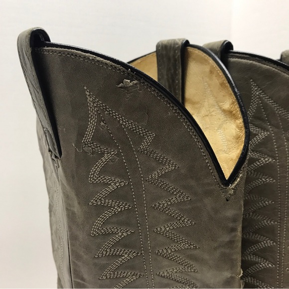 Wrangler Cowboy Western Brown Leather Oil Resistant Boots Men’s Size 10.5D USA - Picture 9 of 16